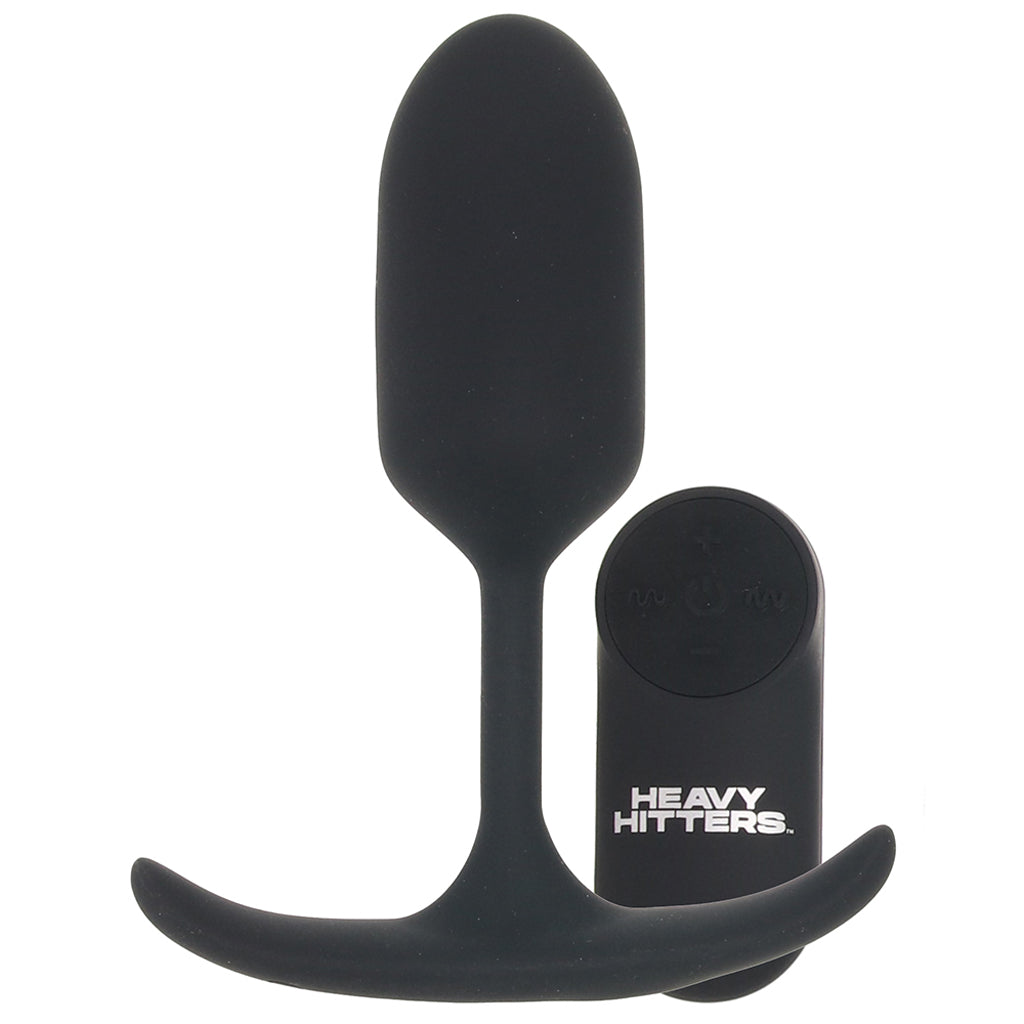 Heavy Hitters Weighted Silicone Anal Plug Vibe in Medium Anal Sex Toys > Butt Plugs - Tophatter Daily Deals